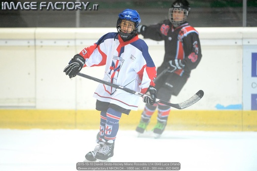 2015-10-10 Diavoli Sesto-Hockey Milano Rossoblu U14 0649 Luca Orlandi